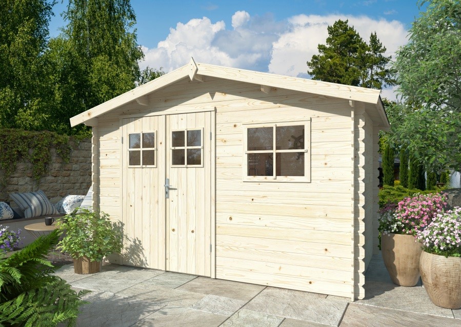 Zahradní srubový domek 19 mm ECO LATINA 320X205