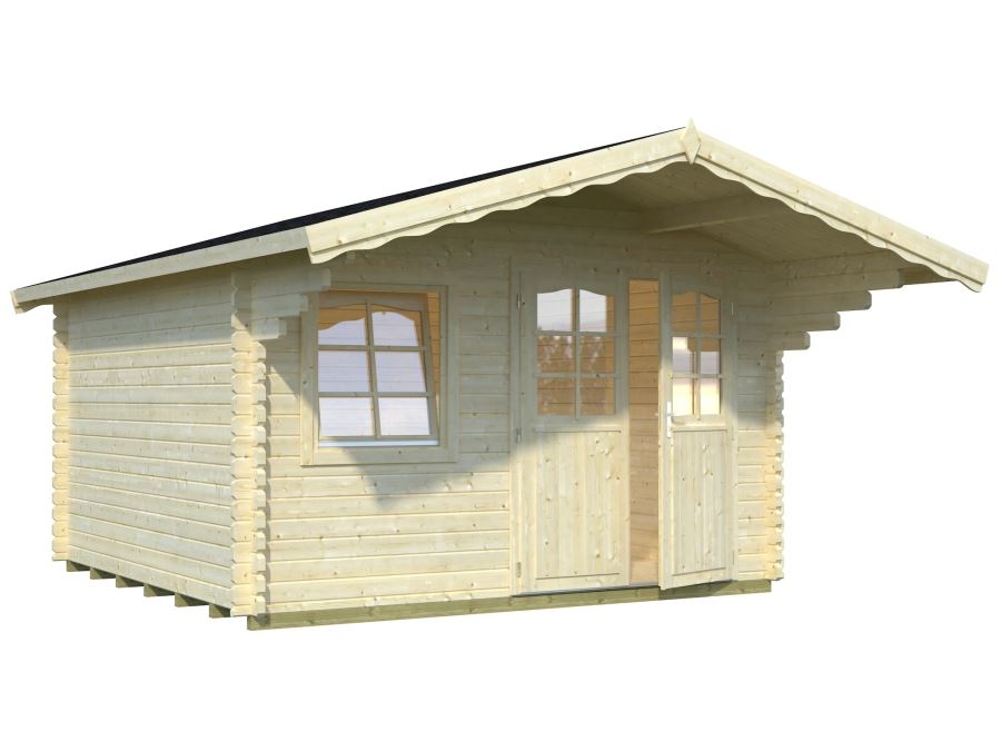 Zahradní srubový domek 44 mm PALMAKO SALLY 380X380