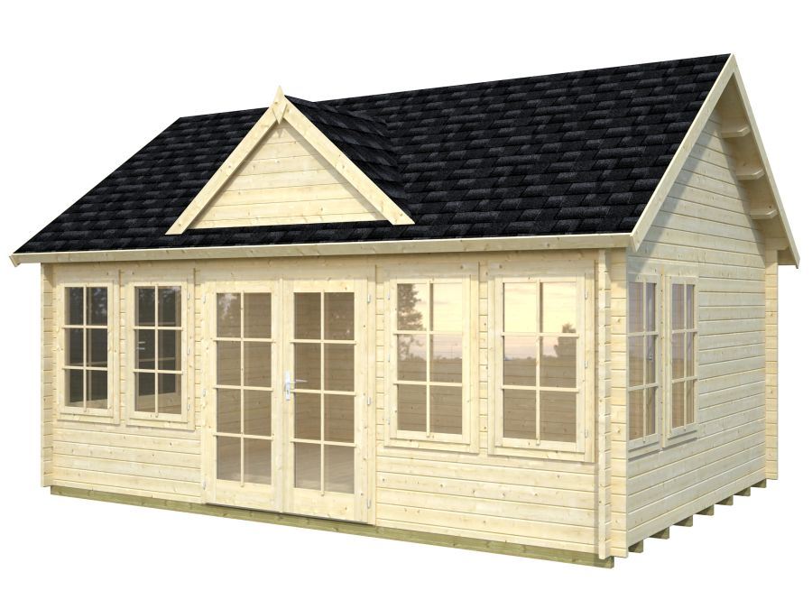 Zahradní srubový domek 44 mm PALMAKO CLAUDIA  550X400