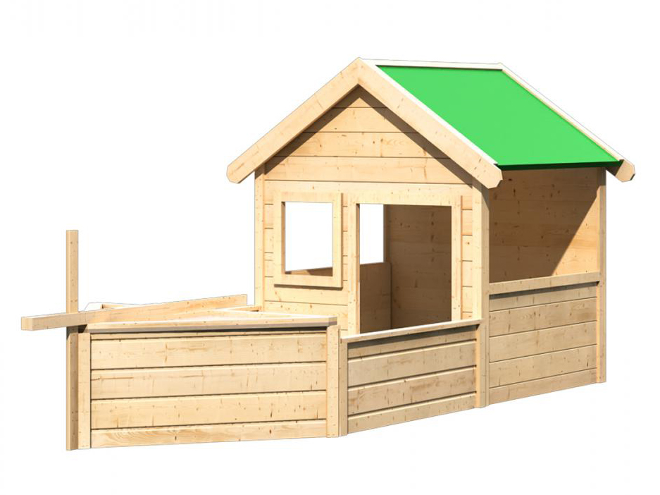 Dětský dřevěný domek LOĎ