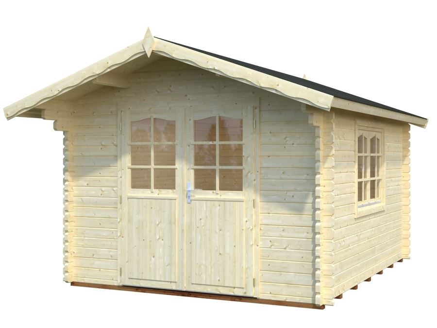 Zahradní srubový domek 44 mm PALMAKO SALLY 320X380