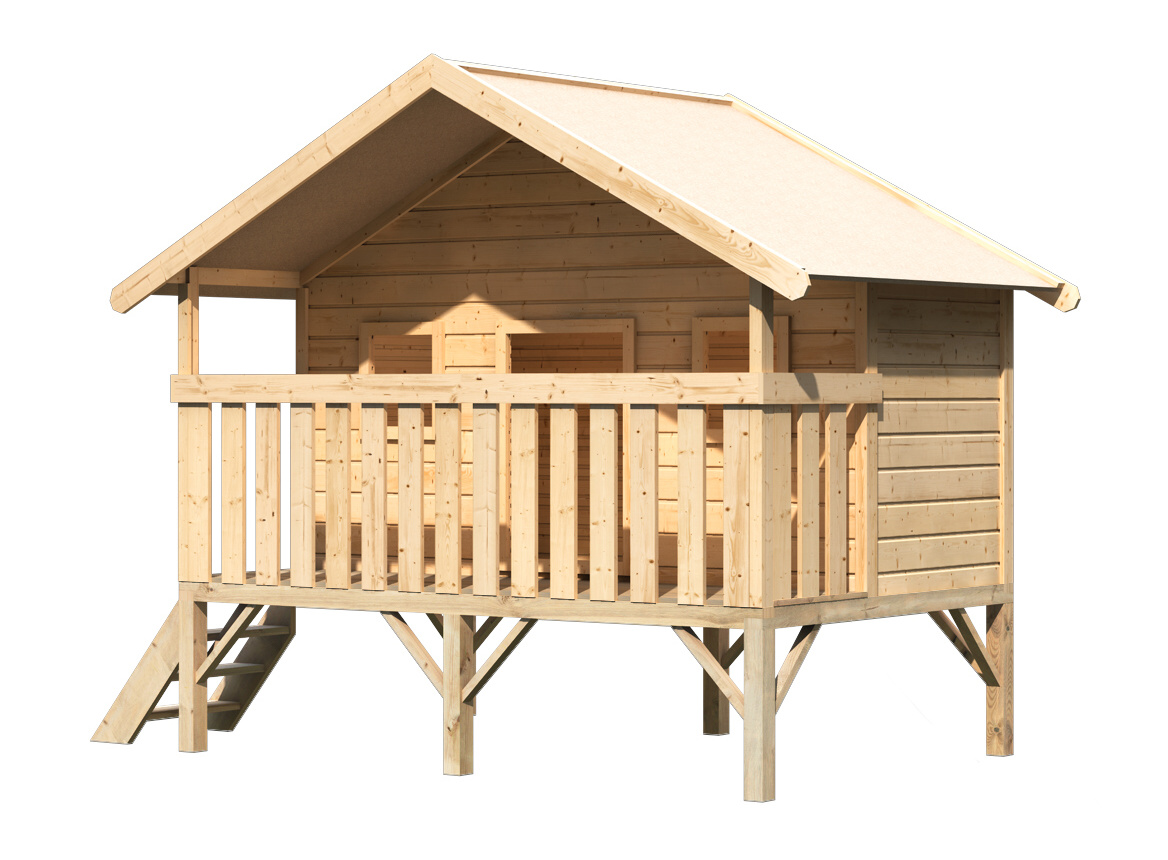 Dětský dřevěný domek vyvýšený LG1812