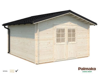Zahradní domek 34 mm PALMAKO TINA 380X410 s plechovou střechou