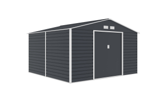 Plechový domek Greenhouse 340x319 - černý